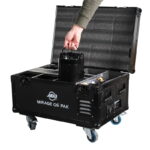 ADJ Mirage Q6 Pak Black Battery Uplighter Kit