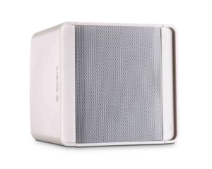Apart KUBO5 White 5.25″ 80W 8Ω Cube Design Speaker+Bracket