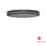 Biamp Parle TCM-X Ceiling AVB Beamtracking Microphone Black