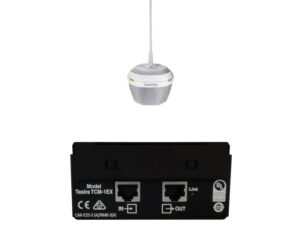 Biamp Parle TCM-1EX Expansion Pendant AVB Beamtracking Microphone White