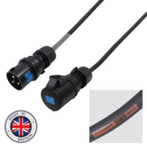 Elumen8 3m 32A Male - 32A Female 1PH 6mm 3C Cable