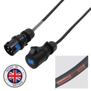 Elumen8 100m 32A Male - 32A Female 1PH 6mm 3C Cable