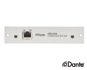 Cloud CDI-CV4 4Ch Dante Card for CV2500/CV4250/CV8125 Amplifiers