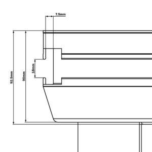 Global Truss GT Stage Deck 1 x 0.5m Hexa Stage Platform