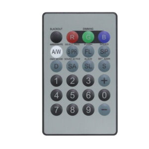 LEDJ IR Remote for Quad Fixtures (RGBW/RGBA/RGBUV)