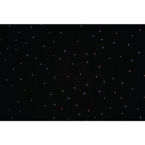 LEDJ PRO 6 x 3m Tri LED Black Starcloth System