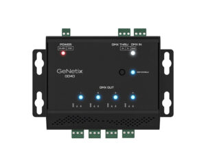 ChamSys GeNetix GD4D 4-Port DMX Splitter DIN Rail Mount