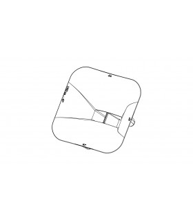 NEXO PNU-P12FLG9040 Flange Dispersion Adapter For P12 90×40° Black