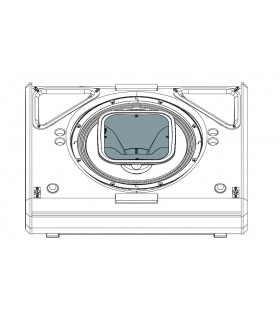 NEXO PNU-P12FLG9040 Flange Dispersion Adapter For P12 90×40° Black