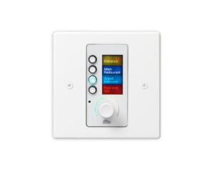BSS Contrio EC-4BV Soundweb London Ethernet Wall Controller, 4 Buttons + Volume, White (EU)