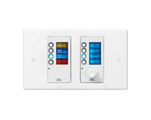 BSS EC-8BV Soundweb Contrio Ethernet Wall Controller - 8-Button + Volume, White EU (EC-8BV)