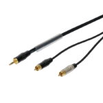 W Audio CABL116 3m 3.5mm Stereo Jack to 2 x Phono (RCA) Cable