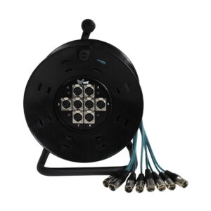 W Audio CABL194 25m 8-Way XLR Multicore Cable Drum