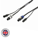 Elumen8 20m Combi 2.5mm Neutrik powerCON / 5-Pin DMX Cable (CABL2017)