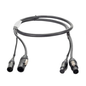 Elumen8 1.5m Combi powerCON TRUE1 to 5-Pin DMX Cable (CABL2071)