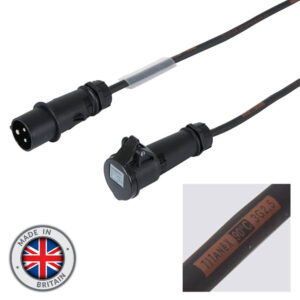 Elumen8 30m 16A Male to 16A Female Power Cable - 2.5mm H07RN-F, Mennekes (CABL278M)