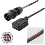 Elumen8 0.35m 16A Plug to 13A Socket Adaptor Cable (CABL368)