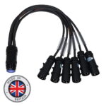 Elumen8 6 x 16A to Socapex 19-Pin Fan-In Cable 2.5mm² (CABL467M)
