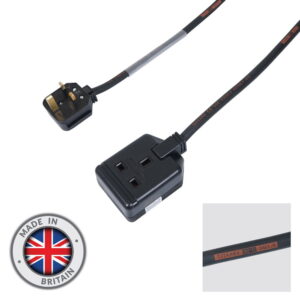 Elumen8 3m 1.5mm 13A Male to 13A 1-Gang Extension Cable (CABL801)