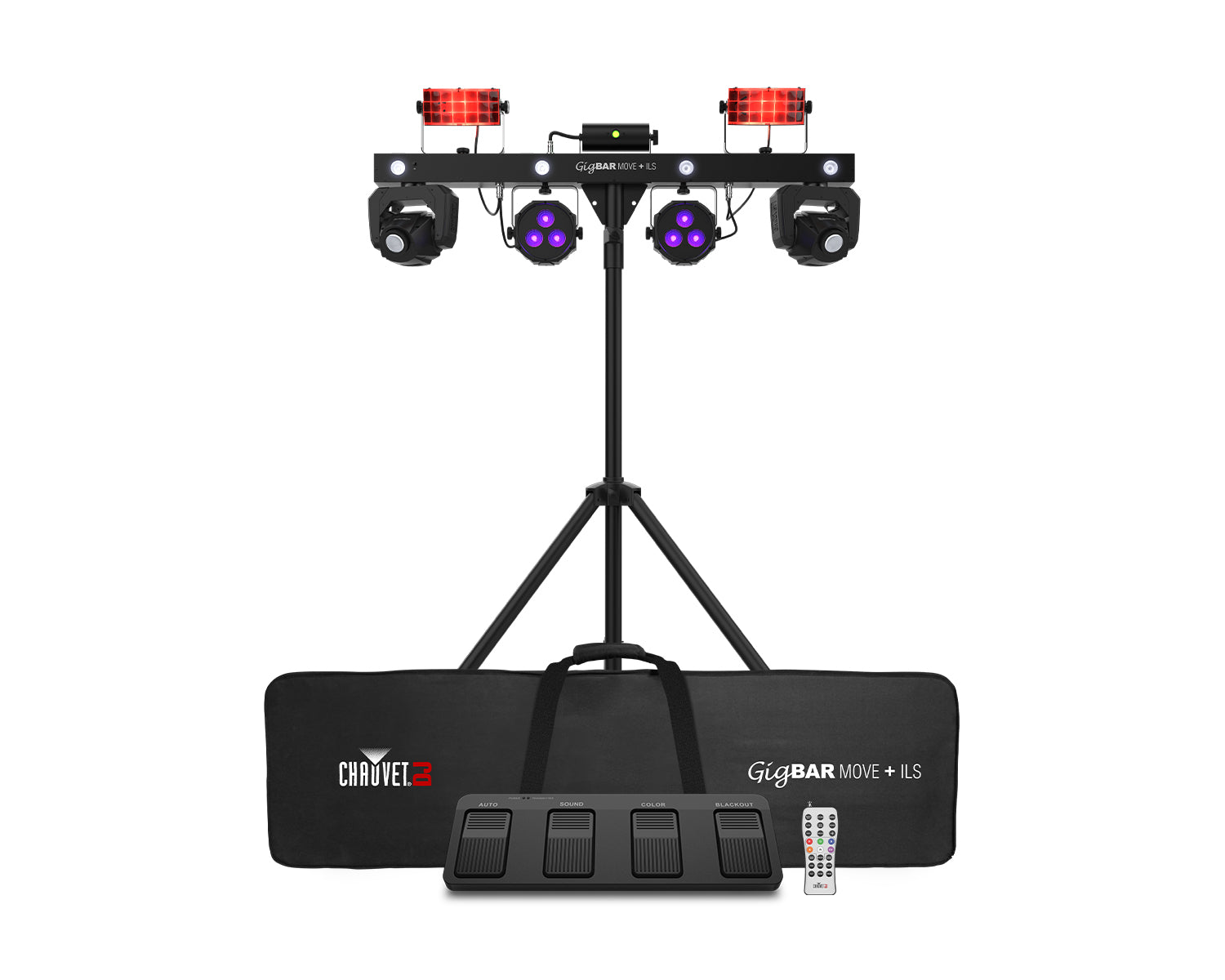 CHAUVET DJ GigBAR Move + ILS 5in1 Lighting Bar Mover/Derby/Wash/Laser/Strobe CHAUVET DJ GigBAR Move + ILS 5in1 Lighting Bar Mover/Derby/Wash/Laser/Strobe