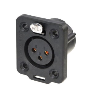 Neutrik NC3FDX-TOP XLR 3-Pin Female Chassis Connector, TOP Outdoor (CONN110)