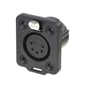 Neutrik NC5FDX-TOP XLR 5-Pin Female Chassis Socket - Rugged DX Series