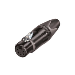 Neutrik XLR 5-Pin Female Socket Black NC5FXX-B