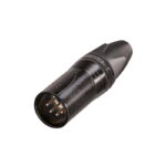Neutrik XLR 5-Pin Male Plug Black NC5MXX-B