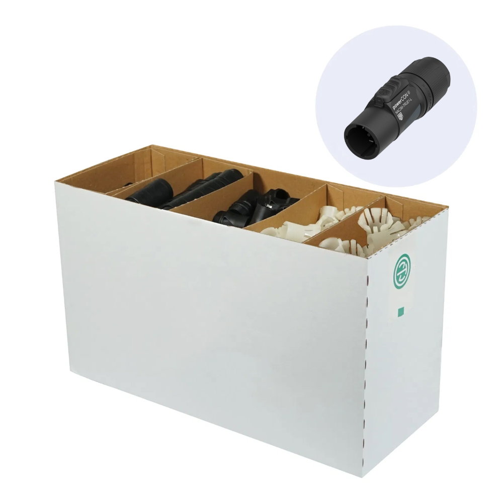 Neutrik powerCON TRUE1 Connector, 10-16mm Cable NAC3M-TRUE1-L-D (Pack of 50) Neutrik powerCON TRUE1 NAC3M-TRUE1-L-D Male Cable Connector, 10-16mm (Pack of 50)