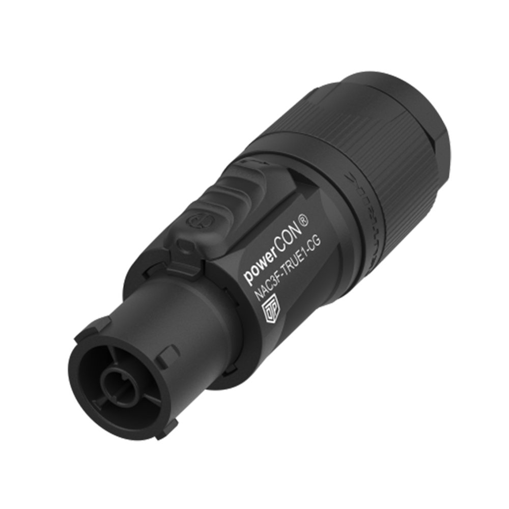 Neutrik powerCON TRUE1 Connector, NAC3F-TRUE1-CG Neutrik NAC3F-TRUE1-CG powerCON TRUE1 Female Cable Connector