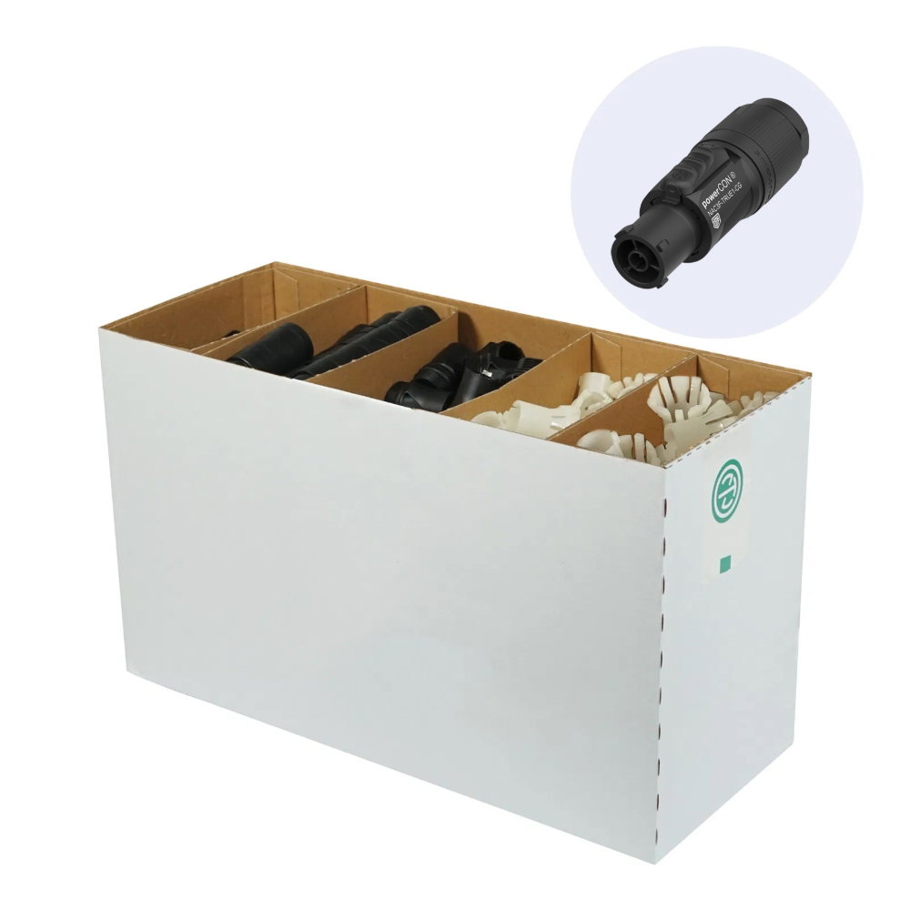 Neutrik powerCON TRUE1 Connector, NAC3F-TRUE1-CG-D (Pack of 50) Neutrik NAC3F-TRUE1-CG-D powerCON TRUE1 Female Cable Connector (Pack of 50)