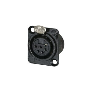 Neutrik XLR 6-Pin Female Chassis Socket NC6FD-L-BAG-1