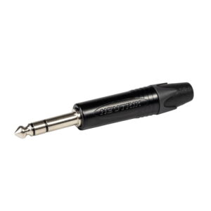 Neutrik NP3X-BAG 3-Pole 6.35mm (1/4″) Jack Plug - Black, TRS Balanced