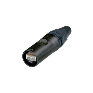 Neutrik etherCON CAT6A RJ45 Cable Carrier Black NE8MX6-B-T