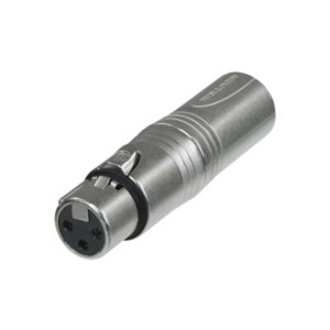Neutrik NA3F5M XLR DMX Adaptor, 5-Pin Male to 3-Pin Female