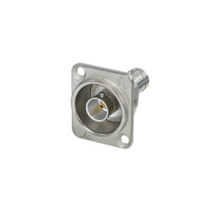 Neutrik BNC Panel Feed-Through Connector 75 Ohm, Grounded (NBB75DFG)