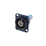 Neutrik Isolated 75-Ohm BNC Panel Connector, Black (NBB75DFIB)