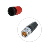 Neutrik rearTWIST Coloured BNC Boot Red (BST-BNC-2)