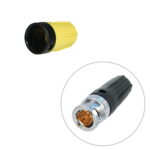 Neutrik rearTWIST Coloured BNC Boot Yellow (BST-BNC-4)
