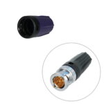 Neutrik rearTWIST Coloured BNC Boot Violet (BST-BNC-7)