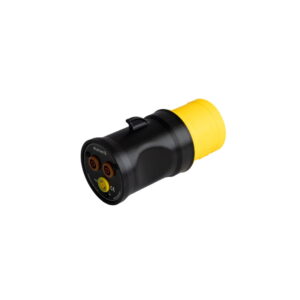 Elumen8 32A 110V 3-Pin 2P+E Yellow CEEform Test Plug (CONN746)
