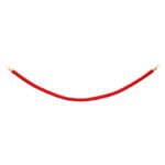 Elumen8 Gold Queue Barrier Rope, Red Velvet (ELUM314A)