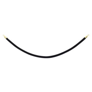 Elumen8 Gold Queue Barrier Rope, Black Velvet (ELUM314C)