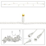 Elumen8 Connectable Dimmable LED String Lights Warm White 20m White Cable (ELUM651A)
