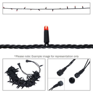 Elumen8 Connectable Dimmable LED String Lights Red 20m (ELUM655)
