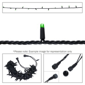 Elumen8 Rubber Connectable Dimmable LED String Lights Green 20m (ELUM657)