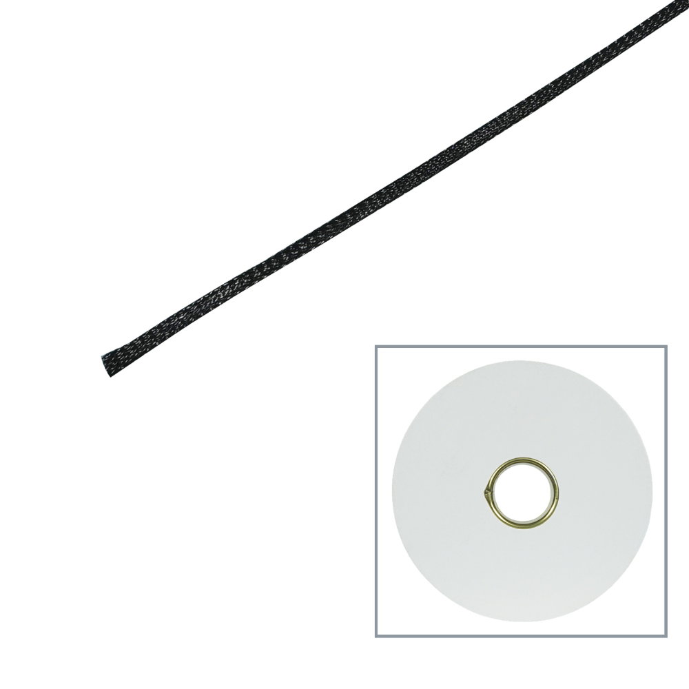 Elumen8 100m Polyester Expandable Braided Sleeving, 3mm Elumen8 Polyester Expandable Braided Cable Sleeving 3mm 100m (TAPE130)