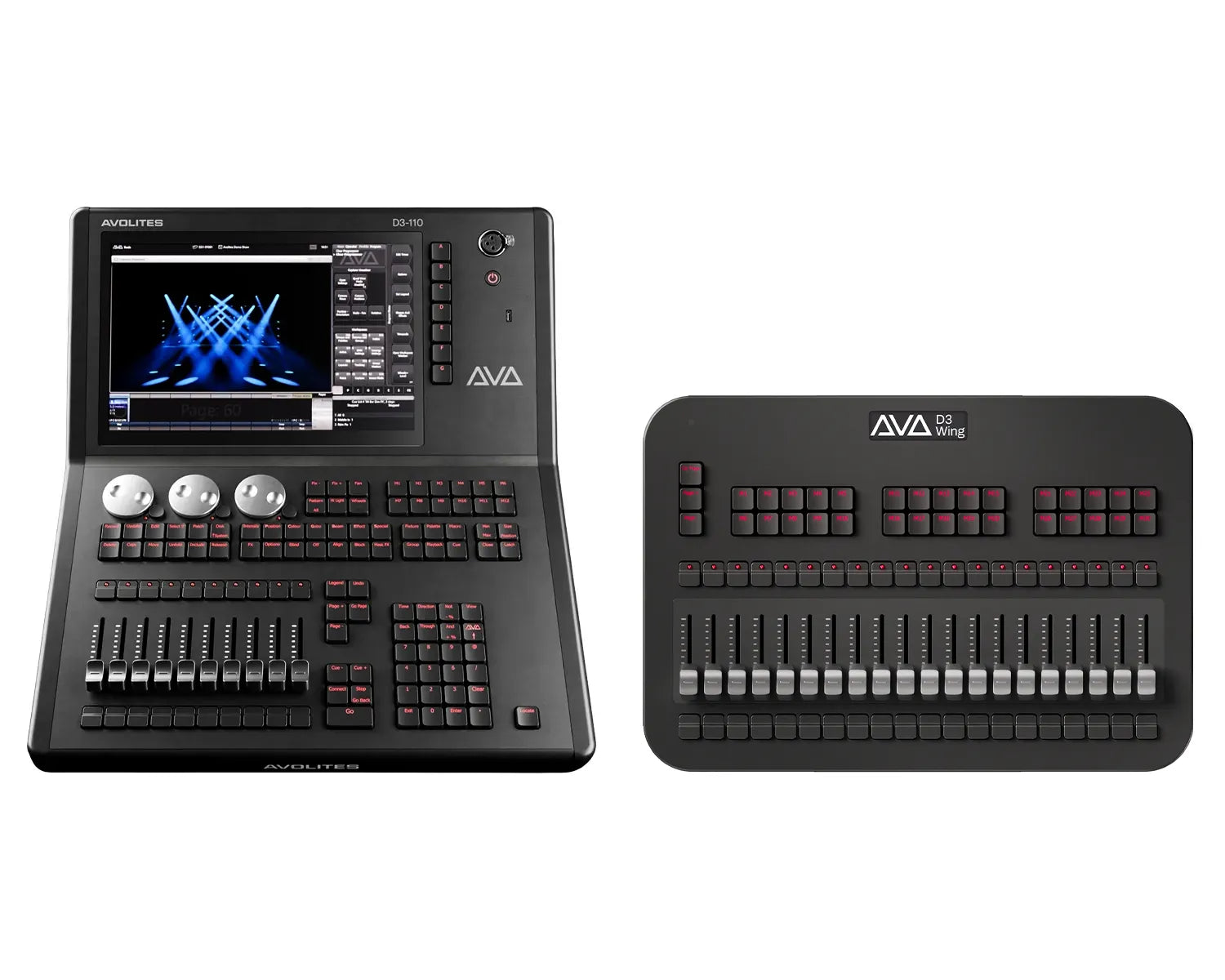 Avolites D3-110 / D3 Wing BUNDLE (D3 Console + D3 Wing) Avolites D3-110 Lighting Console + D3 Wing Bundle (Titan, 24 Universes)